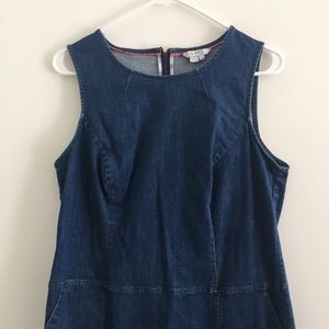 Boden denim shift dress